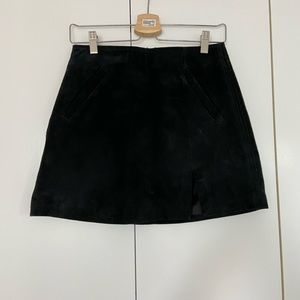 Suede Mini skirt